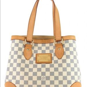 HAMPSTEAD PM DAMIER AZUR
CANVAS TOTE BAG